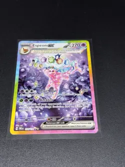 Espeon EX 155/131 Prismatic Evolutions Holo Card English SIR Pokemon Pack Fresh - Image 5