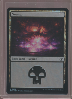 Swamp Land Card Foil Edge Of Eternities MTG L0272 - Image 1