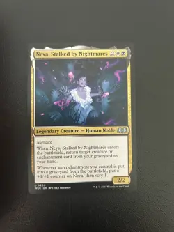 Neva Stalked by Nightmares - Mtg: Wilds of Eldraine Regular Uncommon 209 - Image 1