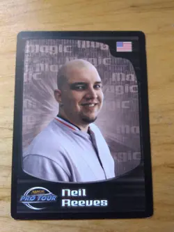 Neil Reeves player card MTG Magic the Gathering - Image 1