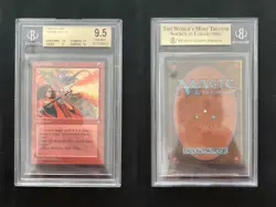 Pyroblast ICE AGE Mtg MINT Graded BGS 9.5 BASIC+ (9.5/9.5/9/10) POP 4 - Image 1