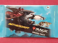 Magic The Gathering AETHERDRIFT PROMO BOOSTER PACK New Sealed MTG - Image 1