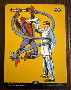 Counterspell (Borderless Foil) 9 (M) MTG Marvel's Spider-Man Eternal-Legal (MAR) - Image 1