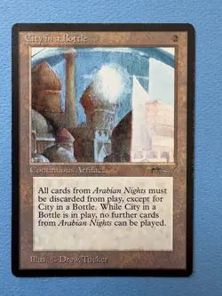 MTG Arabian Nights Edition, City in a Bottle! 1993 Vintage Magic! - Image 1