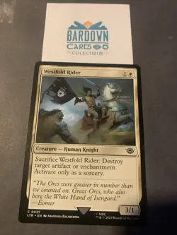 Westfold Rider - NM MTG LTR - Lord of the Rings : Tales of Middle-Earth 0037 - Image 1