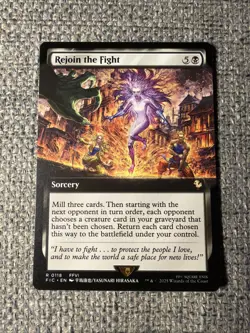 [final fantasy vi] “Rejoin the Fight” Extended Art (FIC 0118, MtG Commander) - Image 1