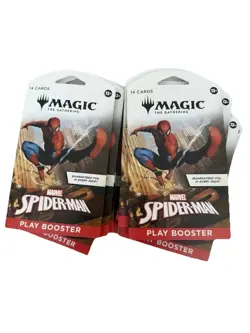 MTG Spider-Man play booster pack (Lot of 5) New sealed Magic The Gathering - Image 1