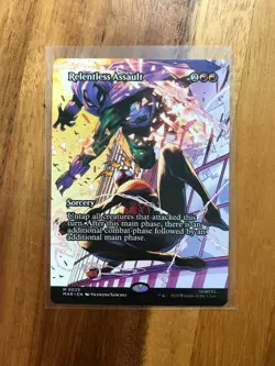 Relentless Assault #25 FULL ART NM/M MTG Spiderman Magic Card Marvel - Image 1