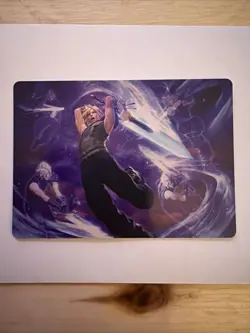 MTG Final Fantasy Art Series Cloud's Limit Break x1 NM Art Card - Image 1