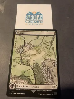 MTG Lord of The Rings Tales Of Middle Earth LTR Full Art Swamp 276 - Image 1