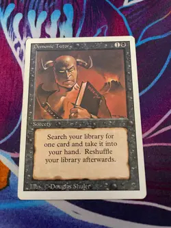 MTG Demonic Tutor Revised Edition - Image 1