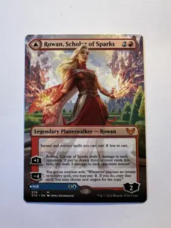 Rowan, Scholar of Sparks / Will, Scholar of Frost - BORDERLESS - MTG STX - NM - Image 1