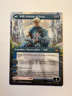 Rowan, Scholar of Sparks / Will, Scholar of Frost - BORDERLESS - MTG STX - NM - Image 2