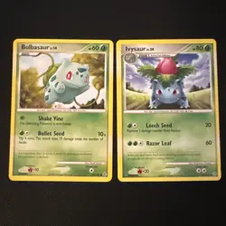 Bulbasaur 77/132 Ivysaur 51/132 Secret Wonders Regular Pokemon S530 - Image 1
