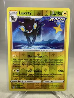 Luxray 048/163 Pokemon Battle Styles Sword & Shield Reverse Holo Rare NM - Image 1