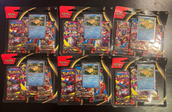 Pokemon Mega Evolution 3 Pack Blister ME01 Psyduck 6X 18 packs total Newest Set - Image 1