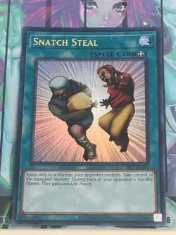 Yugioh 1x Snatch Steal SRL-EN036 Spell Ruler 25th Anniversary Edition Reprint NM - Image 1