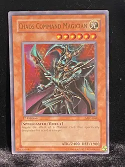 Yugioh Chaos Command Magician MFC-068 Magician's Force 1st Edition Yu-Gi-Oh! LP - Image 1