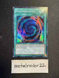 Yugioh Polymerization LCJW-EN059 Legendary Col. 4: Joey's World NM 1st Edition - Image 1