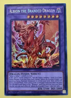 YuGiOh ~ Albion The Branded Dragon MP22-EN076 ~ Secret Rare 1st Edition - Image 1