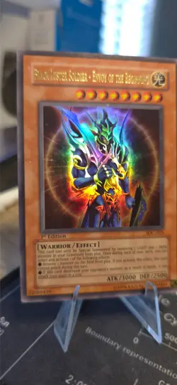 Yugioh Black Luster Soldier - Envoy of the Beginning IOC-025 1st Edition NM - Image 2