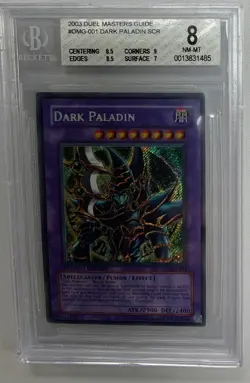 Yugioh - Dark Paladin Secret Rare DMG-001 Limited Edition Duel Masters BGS 8 - Image 1