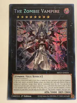 🔥 Yugioh The Zombie Vampire MP23-EN024 Prismatic Secret 2023 Tins NM 1ST ED - Image 1