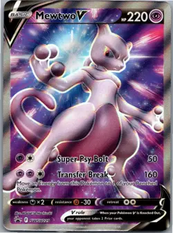 Pokemon Mewtwo V Promo SWSH: Sword & Shield Promo Cards SWSH229 NM - Image 1