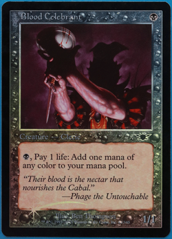 Blood Celebrant FOIL Legions NM Black Common MAGIC CARD (ID# 495593) ABUGames - Image 1