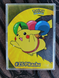2000 Topps Pokemon Pikachu #PC1 #25 TV Animation Clear Card NM - Image 1