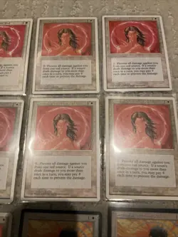Lot of (19) 1995 Magic The Gathering Circle of Protection Red RARE Cards - Image 4