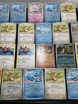 (30) EEVEE CARDS LOT VTG HOLO GLACEON LEAFEON ESPEON JOLTEON EVOLUTION 6 - Image 3