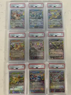 PSA 9 & 10 Prismatic Evolutions Surprise Box Promo Cards 9/9 FULL Sequential Set - Image 1