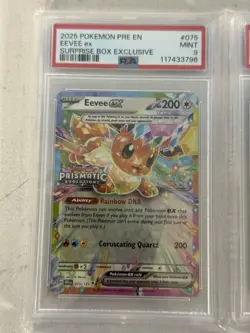 PSA 9 & 10 Prismatic Evolutions Surprise Box Promo Cards 9/9 FULL Sequential Set - Image 2