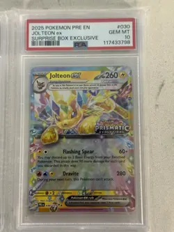 PSA 9 & 10 Prismatic Evolutions Surprise Box Promo Cards 9/9 FULL Sequential Set - Image 4