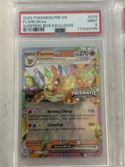 PSA 9 & 10 Prismatic Evolutions Surprise Box Promo Cards 9/9 FULL Sequential Set - Image 5