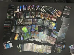 Huge Magic The Gathering Foil Lot Mystics Rares Over 1k Cards - Image 1