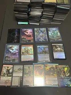 Huge Magic The Gathering Foil Lot Mystics Rares Over 1k Cards - Image 3