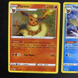 6 Cards Eevee Evolution SWSH Black Star Promos Set Pokemon Cards NM - HOLO Promo - Image 5