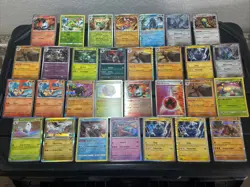 30 Pokemon Cards Lot WOTC VTG ALL RARE HOLO Butterfree Thundurus Victini Pokebal - Image 1