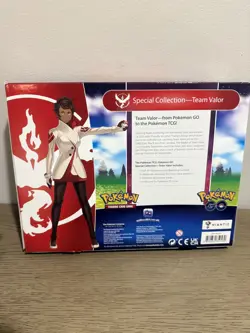 POKEMON GO TCG TEAM VALOR PIN COLLECTION CANDELA TRAINER PROMO with 61 Cards - Image 4