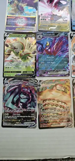 Pokemon Card Lot Of 24 Holo V, Vstar, Vmax All Near Mint Binder Collection - Image 2