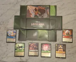 Disney Lorcana Fabled Promo Box, D23 2025 Promo Goofy + 5 Fabled League Cards - Image 1