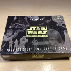 1995 Star Wars CCG Premiere Customizable 2 Player Card Game w/ 135 Cards Vader - Image 1