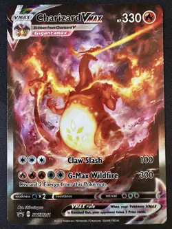 Pokemon Charizard VMAX SWSH 261 Ultra Premium Promo Holo Full Art Card - Image 1
