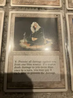 Lot of (9) 1995 Magic The Gathering Circle of Protection Blue Rare Cards - Image 5