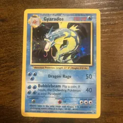 GYARADOS 1999 Base Set Holo Near Mint Pokemon Card 6/102 WOTC TCG - Image 1