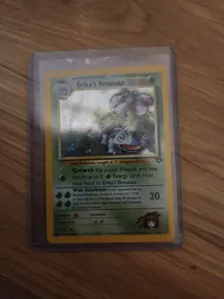 Pokemon TCG Erika's Venusaur 4/132 Holo Unlimited Gym Challenge Played Rare Card - Image 1