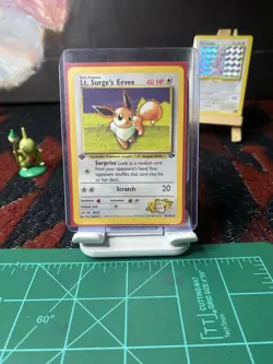 Pokemon Gym Challenge 1st Edition Lt. Surge's Eevee #51/132 Regular Card - Image 1