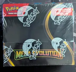 Pokemon TCG Mega Evolution ENHANCED BOOSTER BOX. Includes One Bonus Card - Image 1